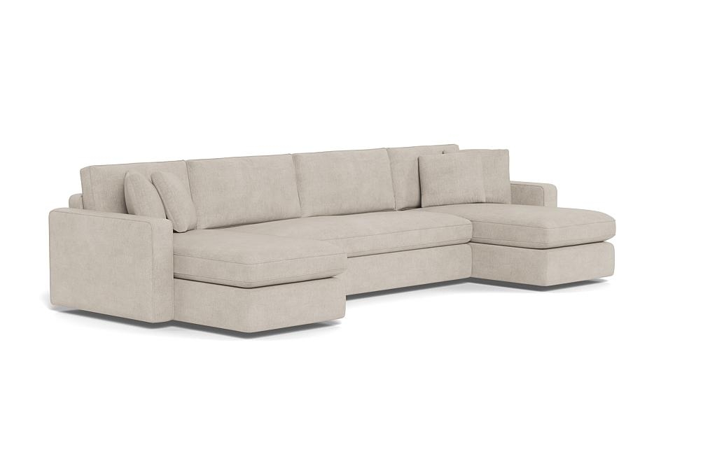 James 3-Piece 4-Seat U Chaise Sectional with Storage - Image 1