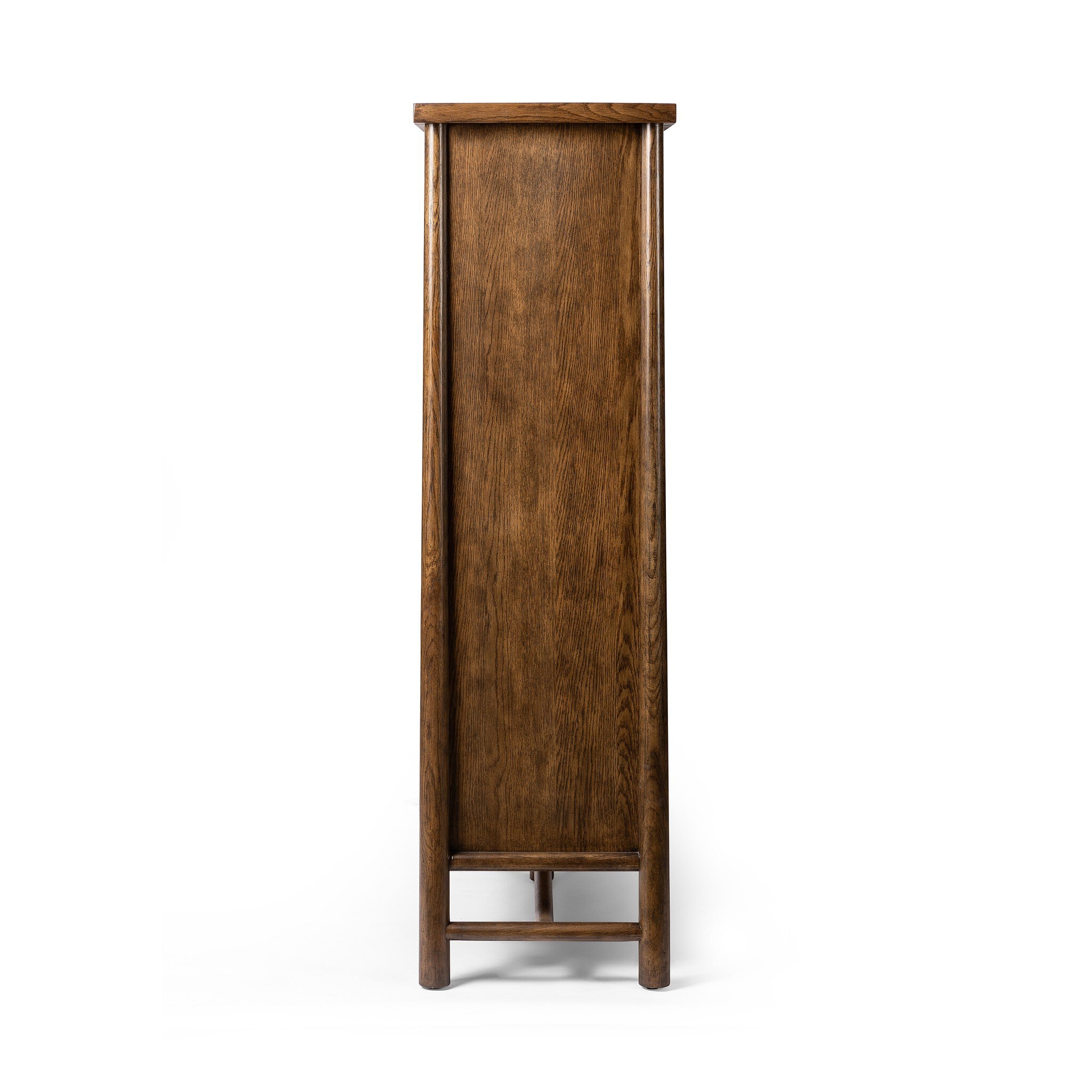 Renaud 3-Door Cabinet - Dark Toasted Oak Veneer - Image 5