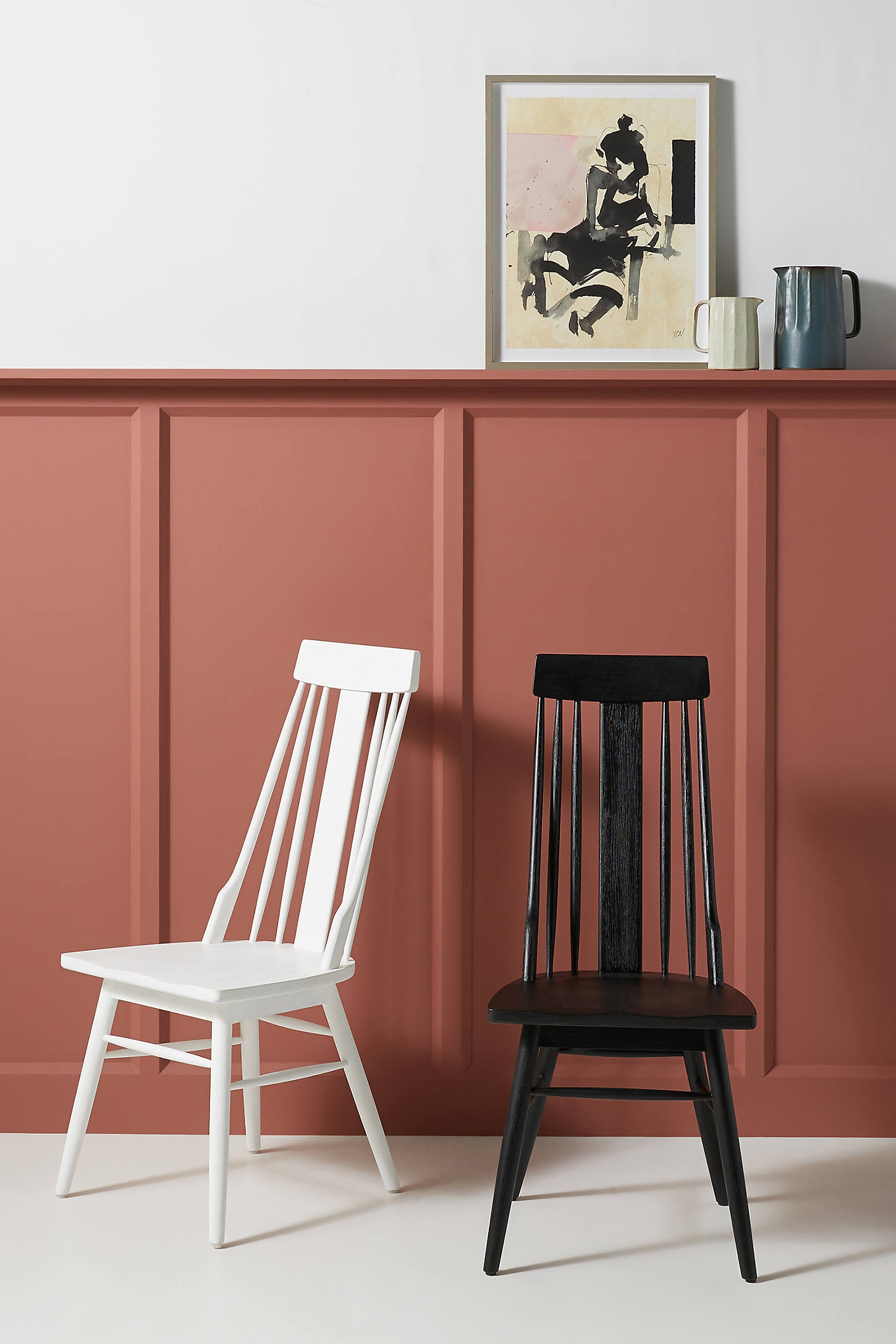 Delancey Dining Chair By Anthropologie in Black - Image 0