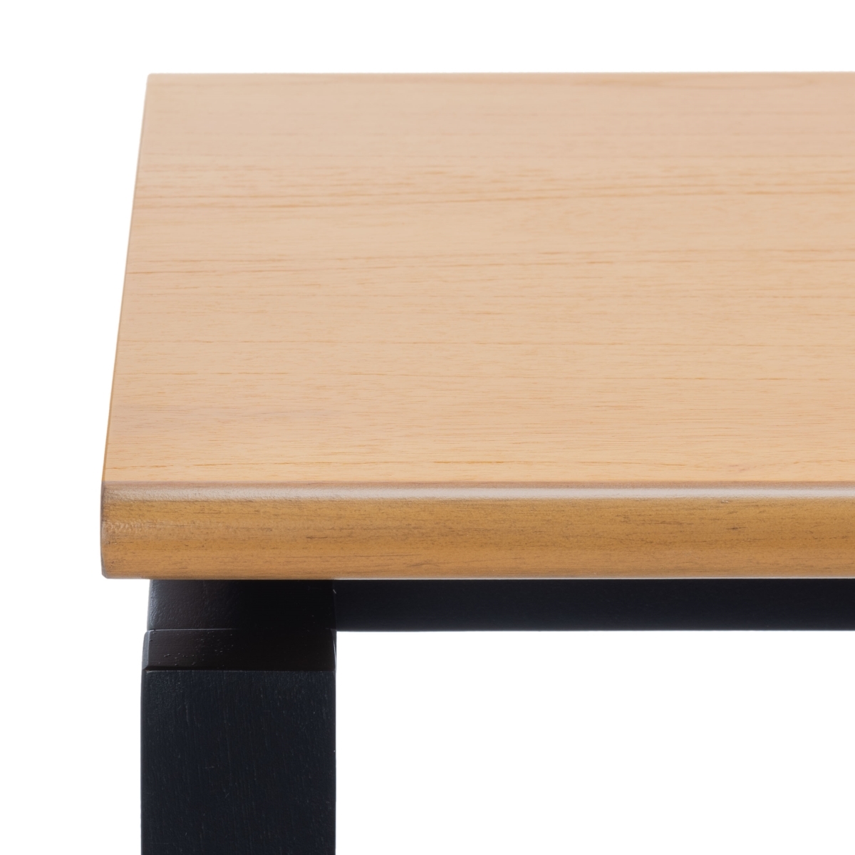 Embry Desk - Natural / Black - Safavieh - Image 2