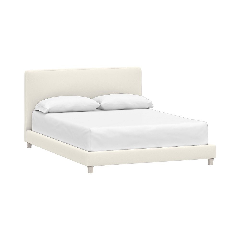 Payton Upholstered Bed, Full, Performance Everyday Velvet Ivory - Image 0