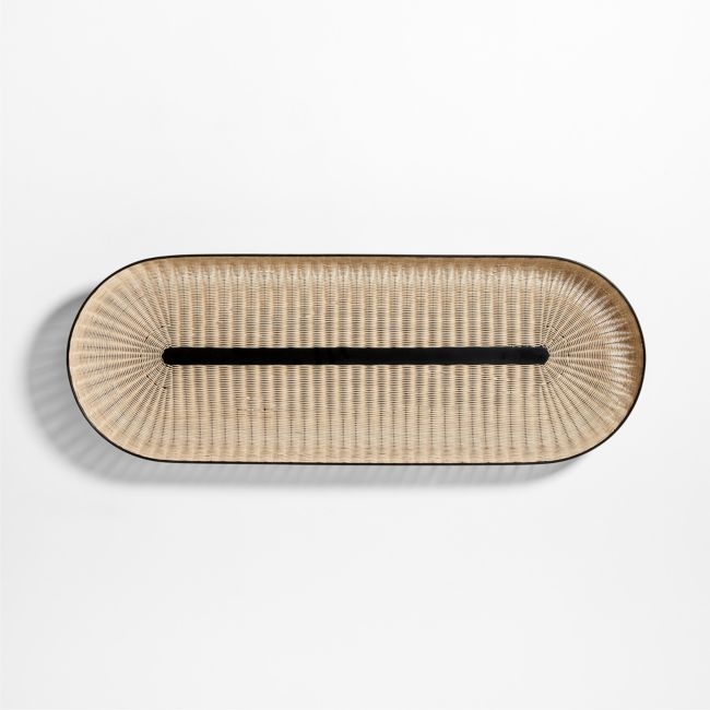 Bonita Woven Basket Wall Art - Image 0