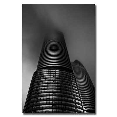 'Downtown Toronto Fogfest No 21' - Photographic Print On Wrapped Canvas - Image 0
