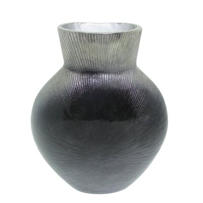 Black Metal Table Vase - Image 0