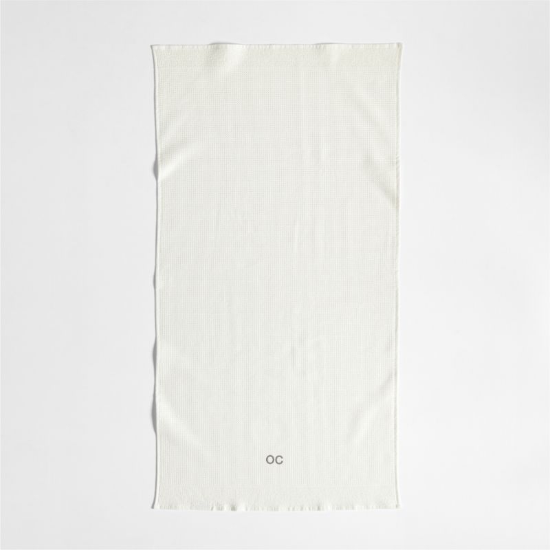 Ivory Organic Waffle Washcloth - Image 3