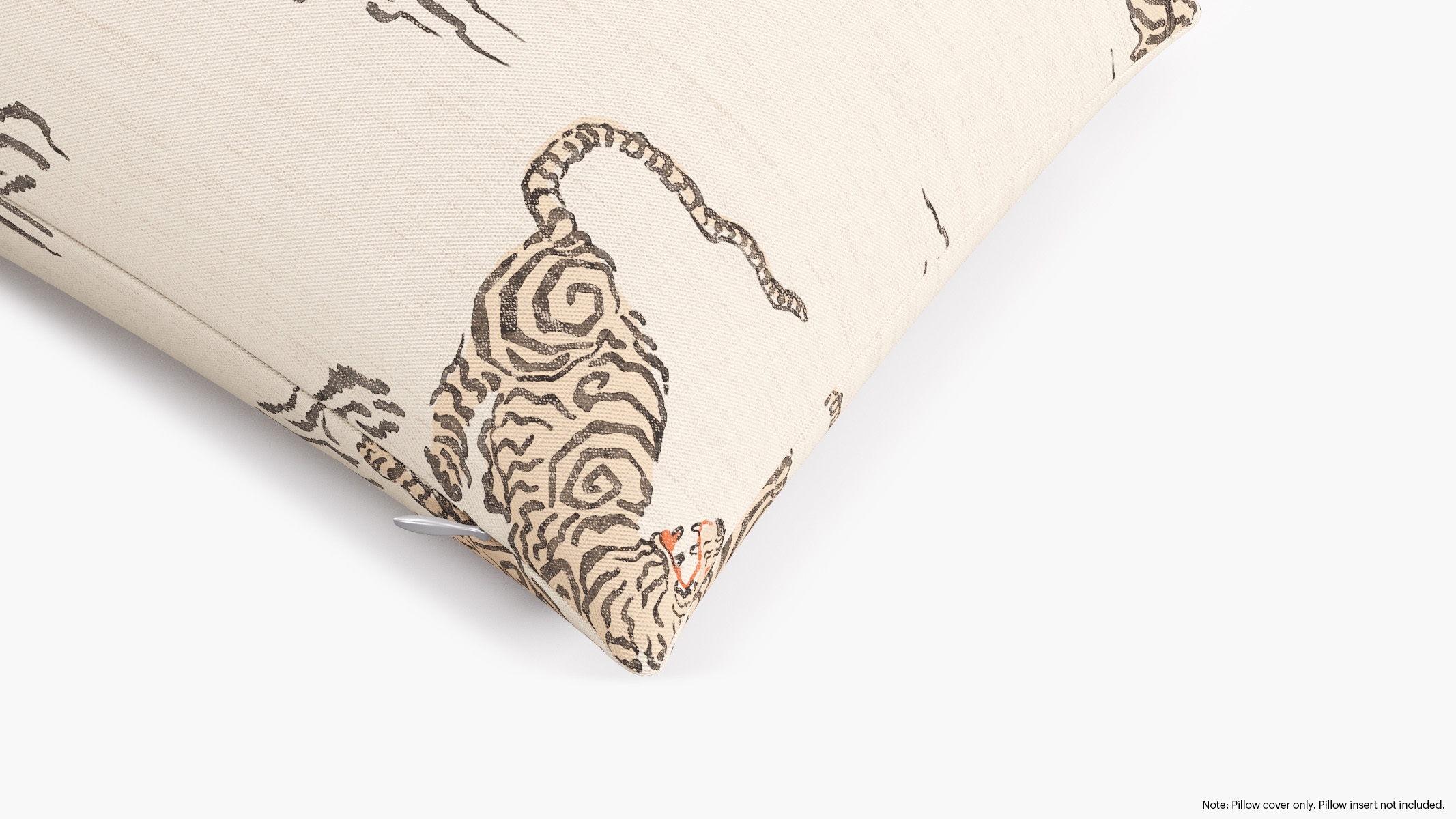 Throw Pillow Cover 14" x 30", Canvas Tigresse, 14" x 30" - Image 1