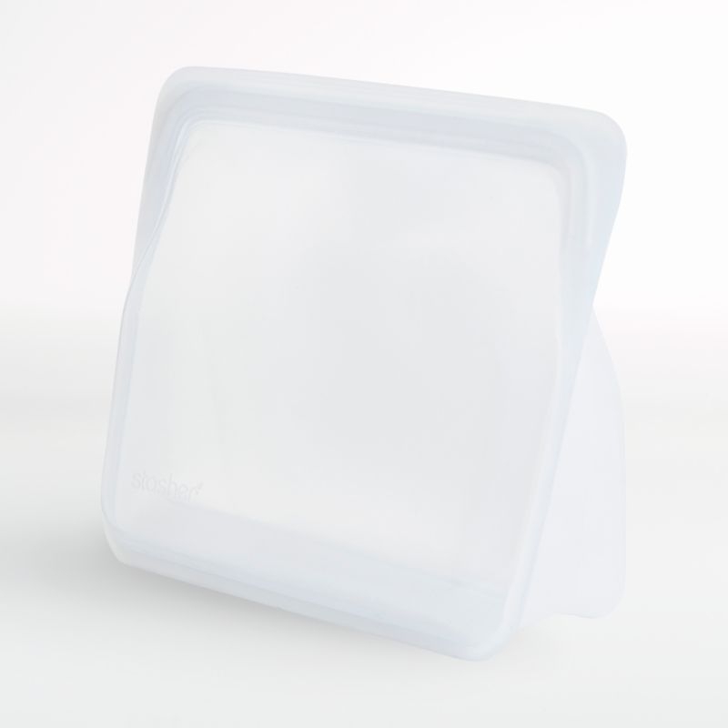 Stasher Clear Reusable Silicone Stand-Up Bag - Image 1