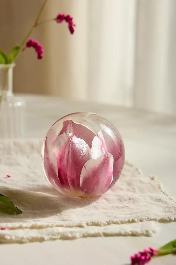 Botanical Resin Paperweight - Image 0