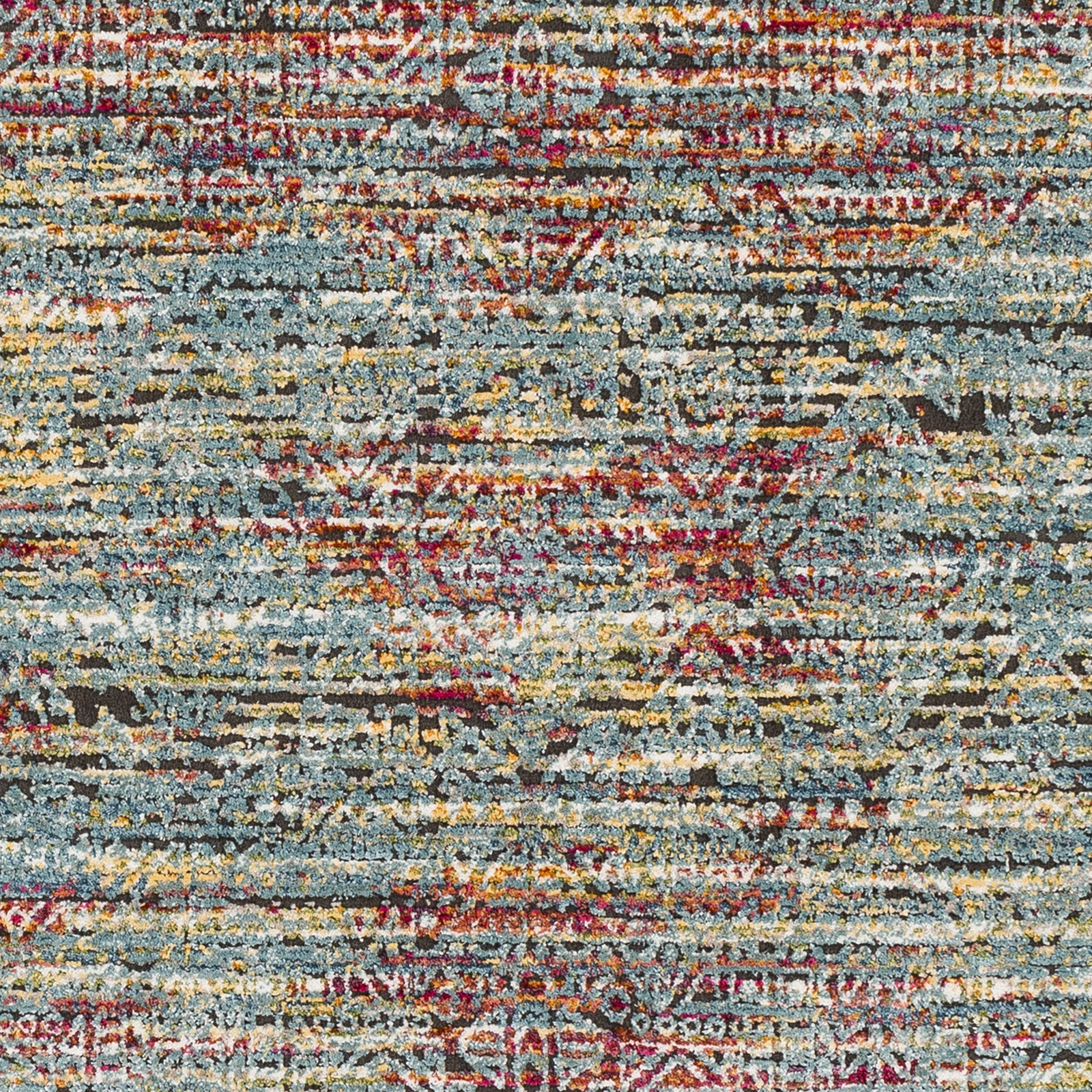 Herati Blue Indoor 2' x 2'11" Machine Woven Rug - Image 6