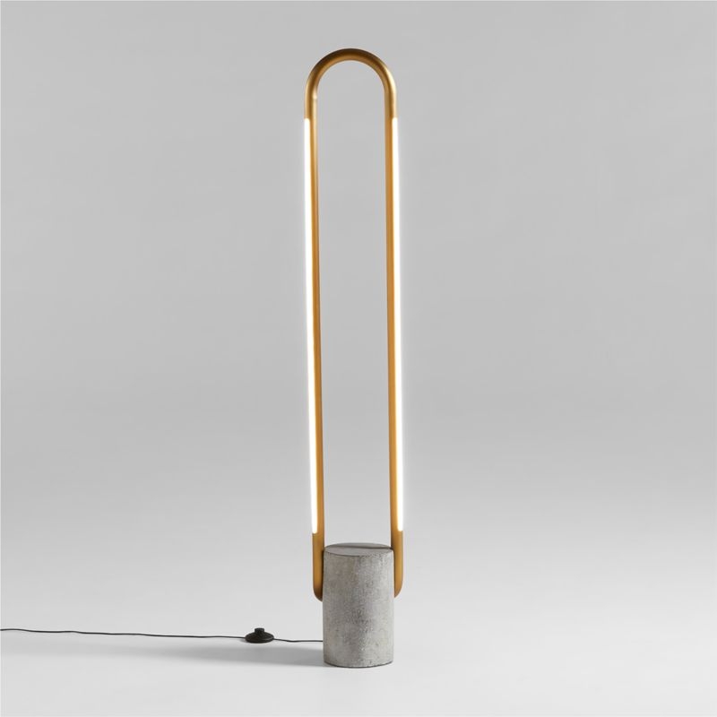 Beau Brass LED Floor Lamp - Image 2