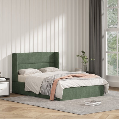 Tufted Upholstered Storage Platform Bed - Image 0