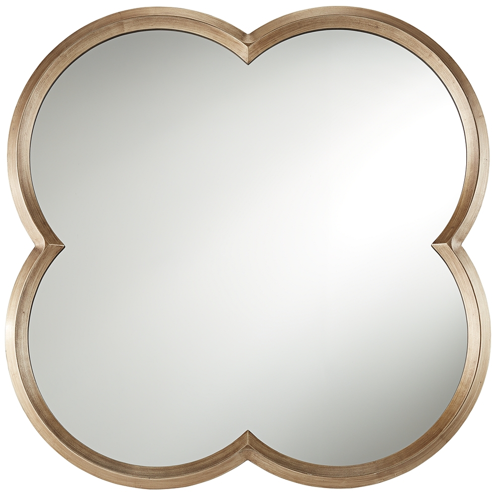 Palazzo Gold  Clover Framed Wall Mirror - Style # 87X02 - Image 0