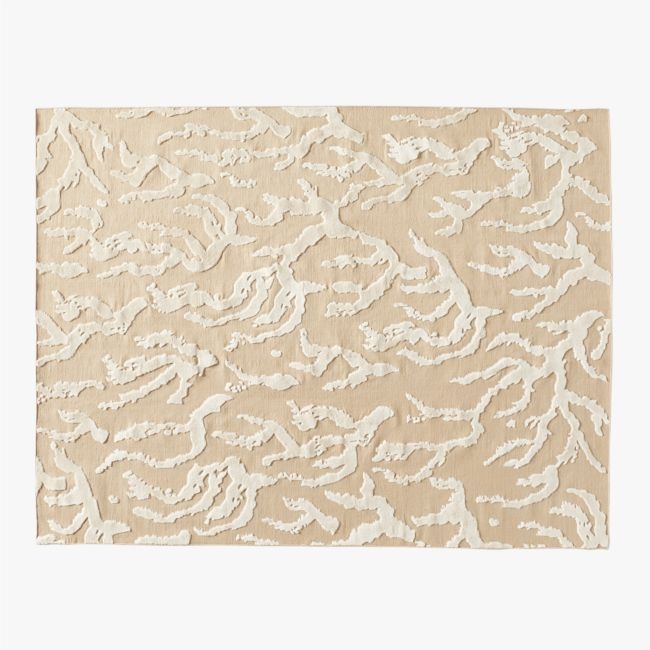 Corail Hand-Knotted Neutral Indoor/Outdoor Performance Area Rug 8'x10' - Image 0