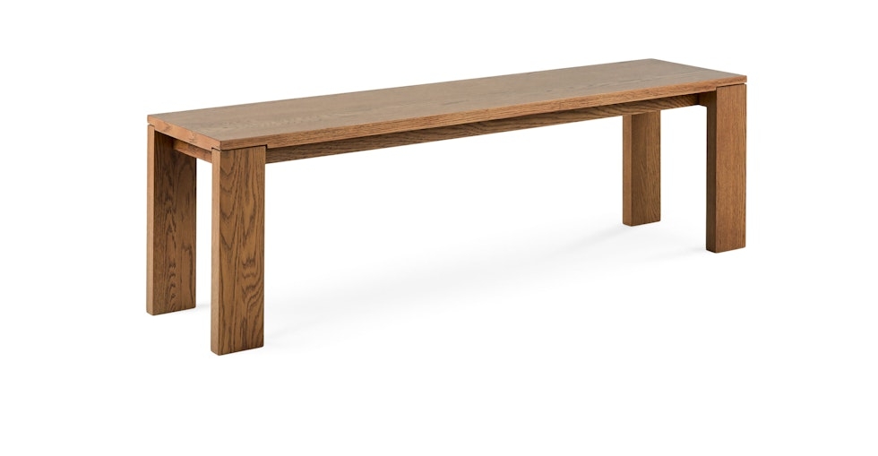 Dako 61" Bench - Smoked Oak - Image 0
