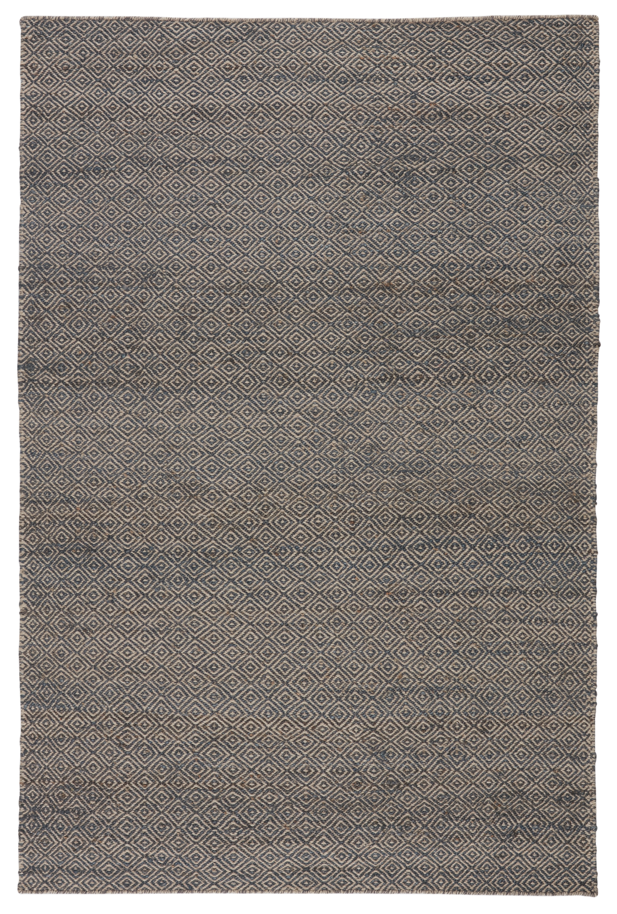 Wales Natural Geometric Gray/ White Area Rug (8' X 10') - Image 0