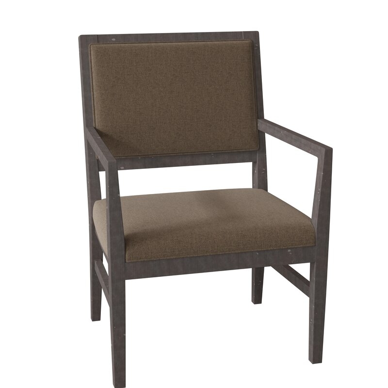 Fairfield Chair Potter Upholstered Arm Chair Body Fabric: 3152 Putty, Frame Color: Charcoal - Image 0