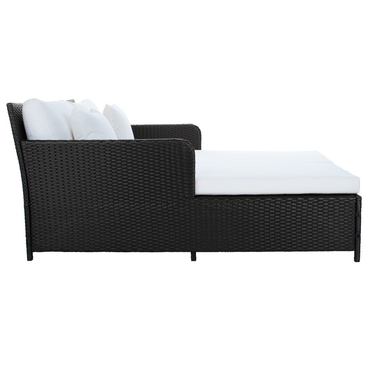 Cadeo Daybed - Black / Beige - Safavieh - Image 6