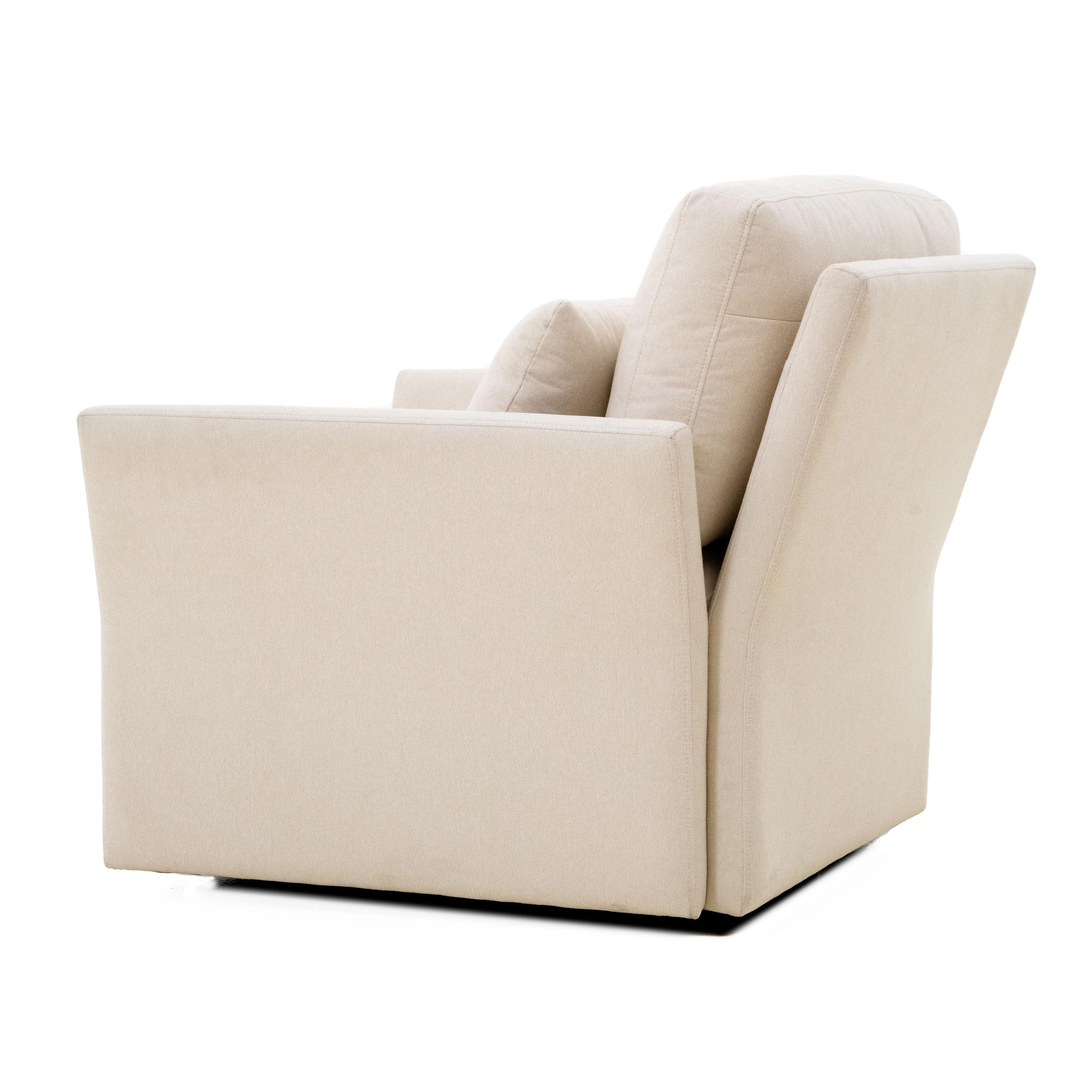 Catarina Cream Swivel Accent Chair - Image 3