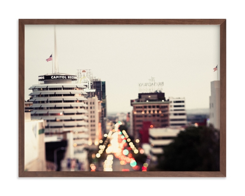 Capitol Records At Dusk Limited Edition Fine Art Print 1 - Image 0