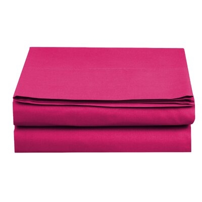 Lesbury 1500 Thread Count Microfiber Percale Flat Sheet - Image 0