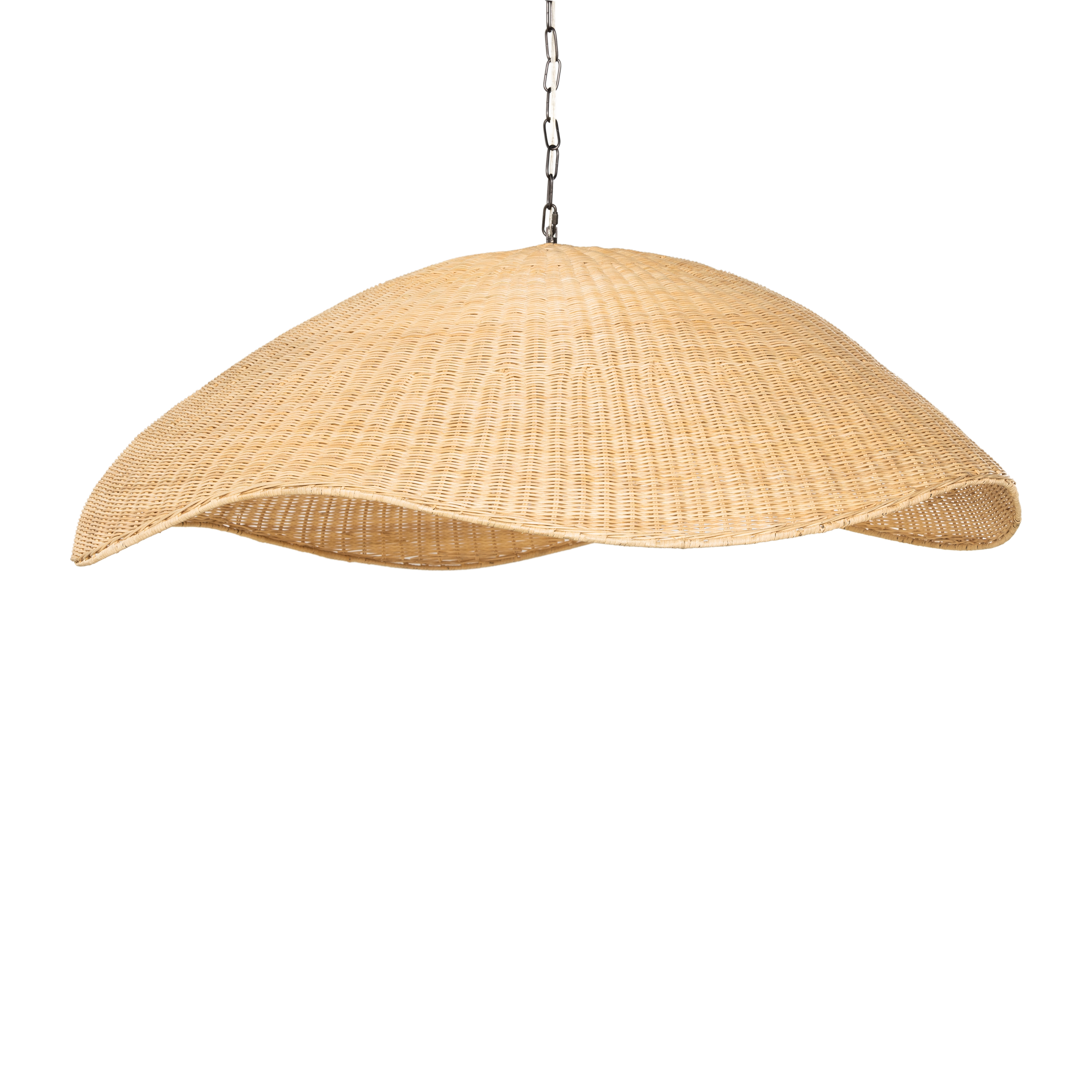 Overscale Woven Rattan Pendant - Natural Rattan - Image 13