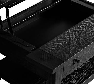 Benchwright Lift-Top Coffee Table, Blackened Oak - Image 2
