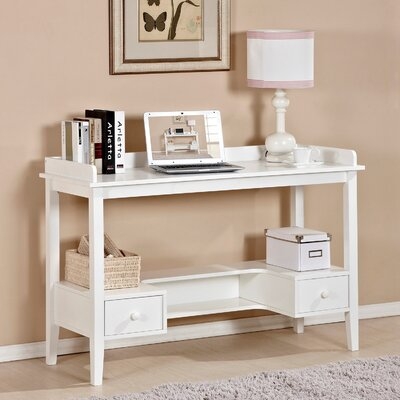 Home Office Desk Console Table  Workstation With 2 Drawers For Living Room  Corridor - Image 0