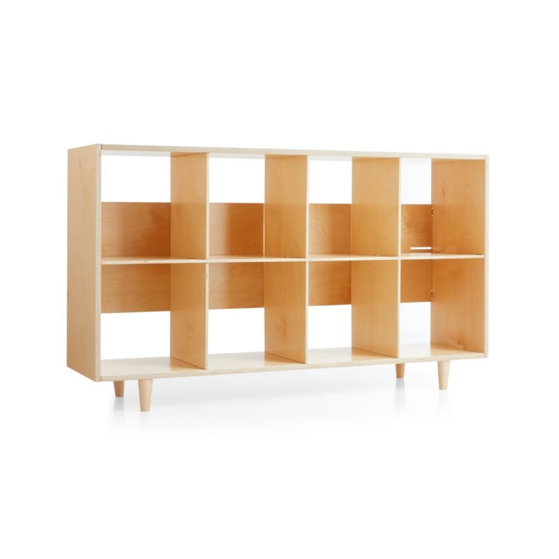 Sprout Natural 8 Cubby Birch Bookcase - Image 2