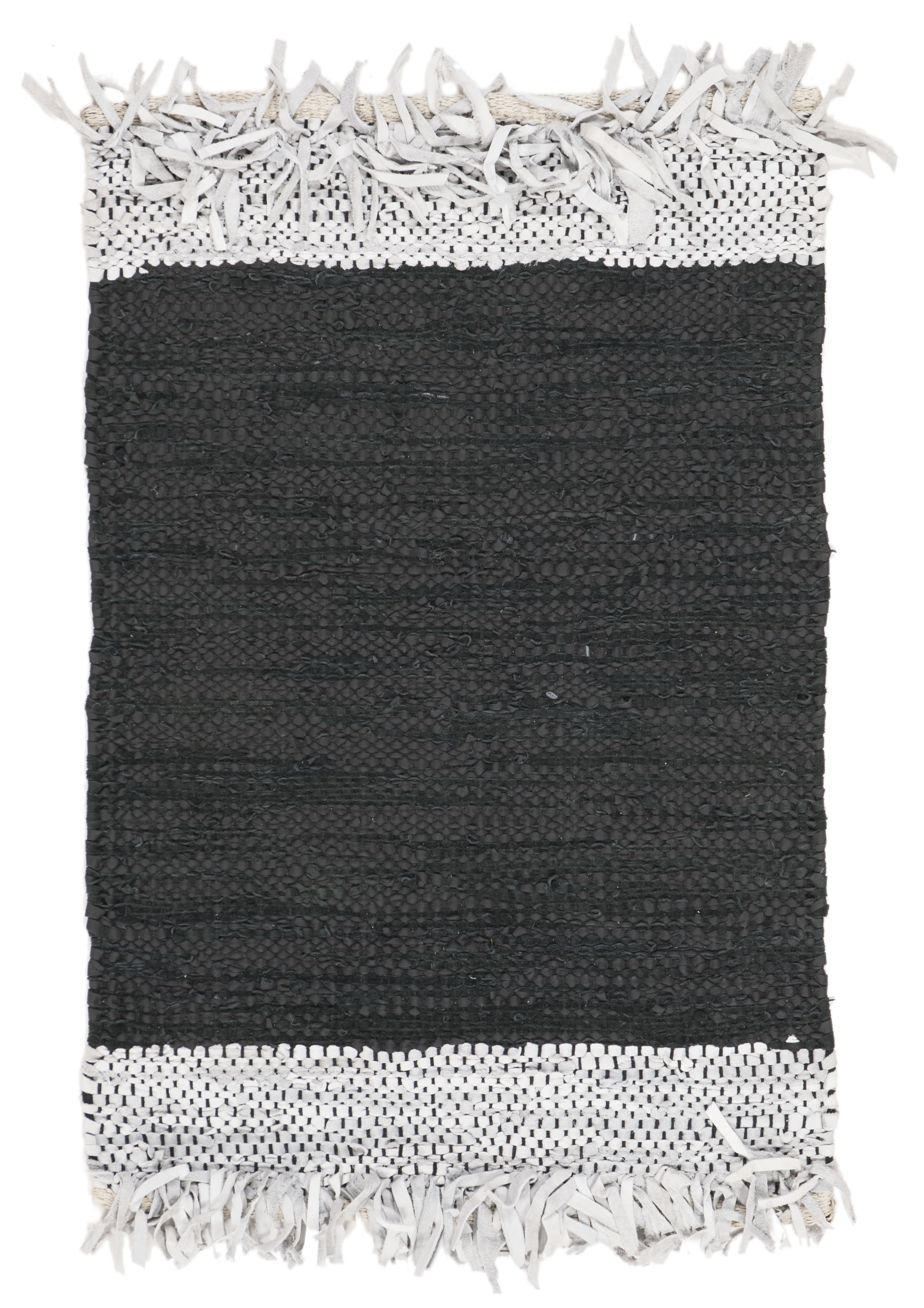 Arlo Home Hand Woven Area Rug, VTL310E, Light Grey/Black,  2' X 3' - Image 0