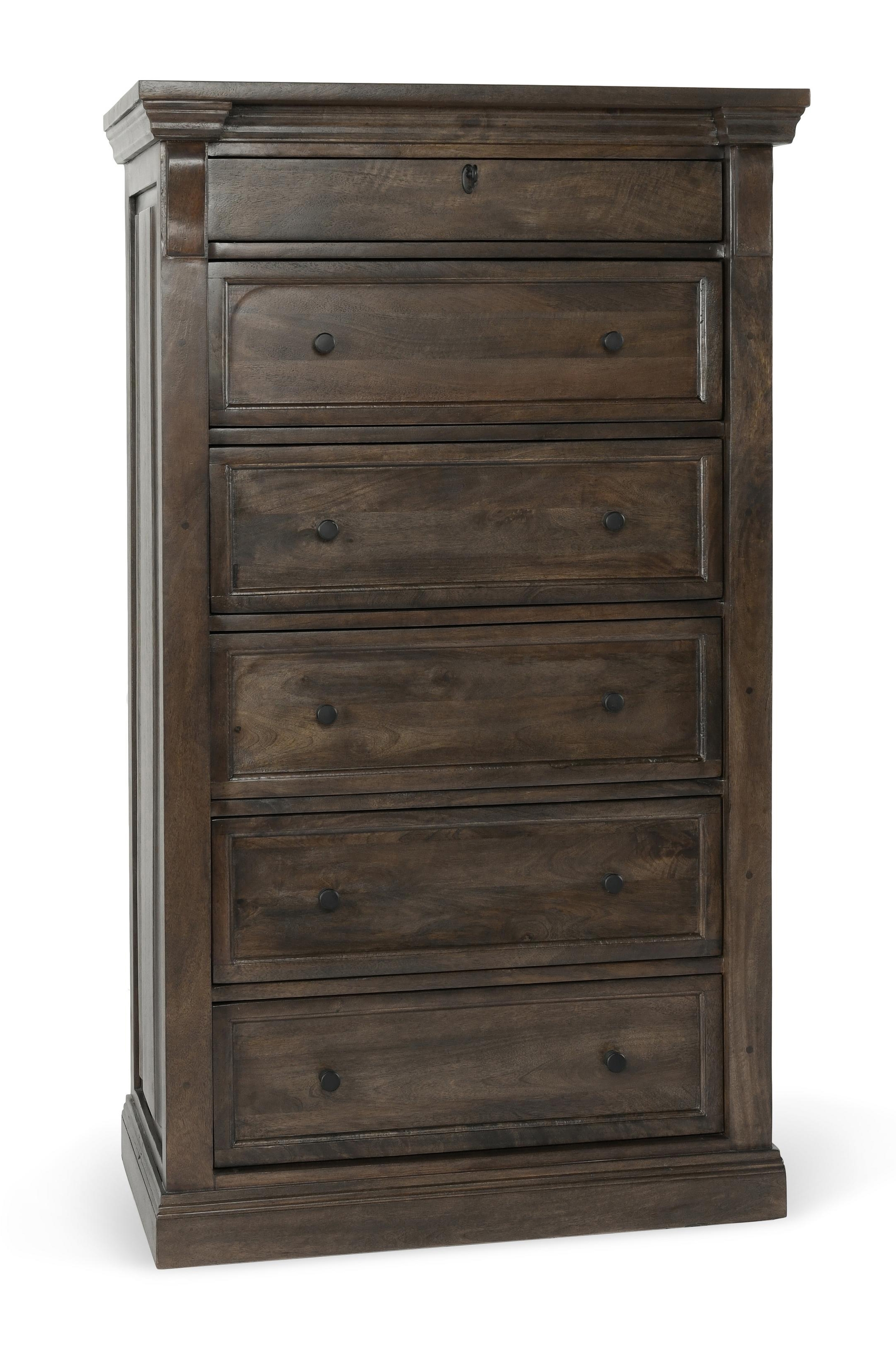 Adelaide Wood 6Dwr Chest Cocoa Brown - Image 0