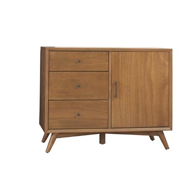 Williams Solid Wood 3 - Drawer 1 - Door Accent Cabinet - Image 0