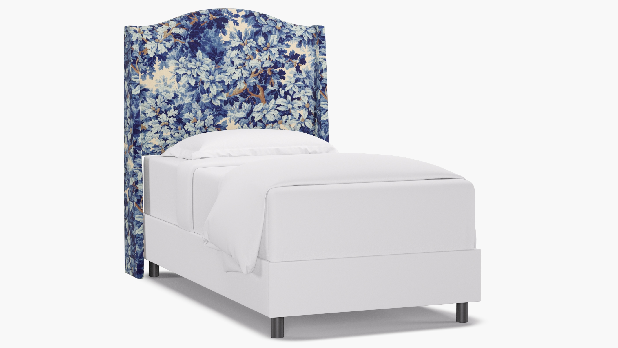 Classic Wingback Headboard, Limoges Bois De Chene, Twin - Image 0