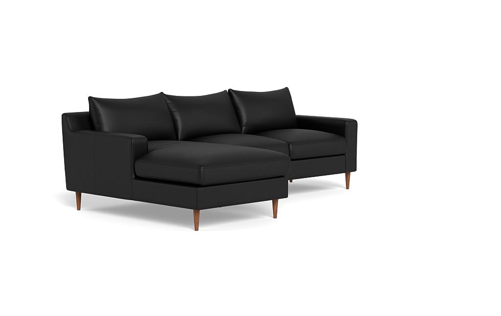 Sloan Leather Left Chaise Sectional - Image 1