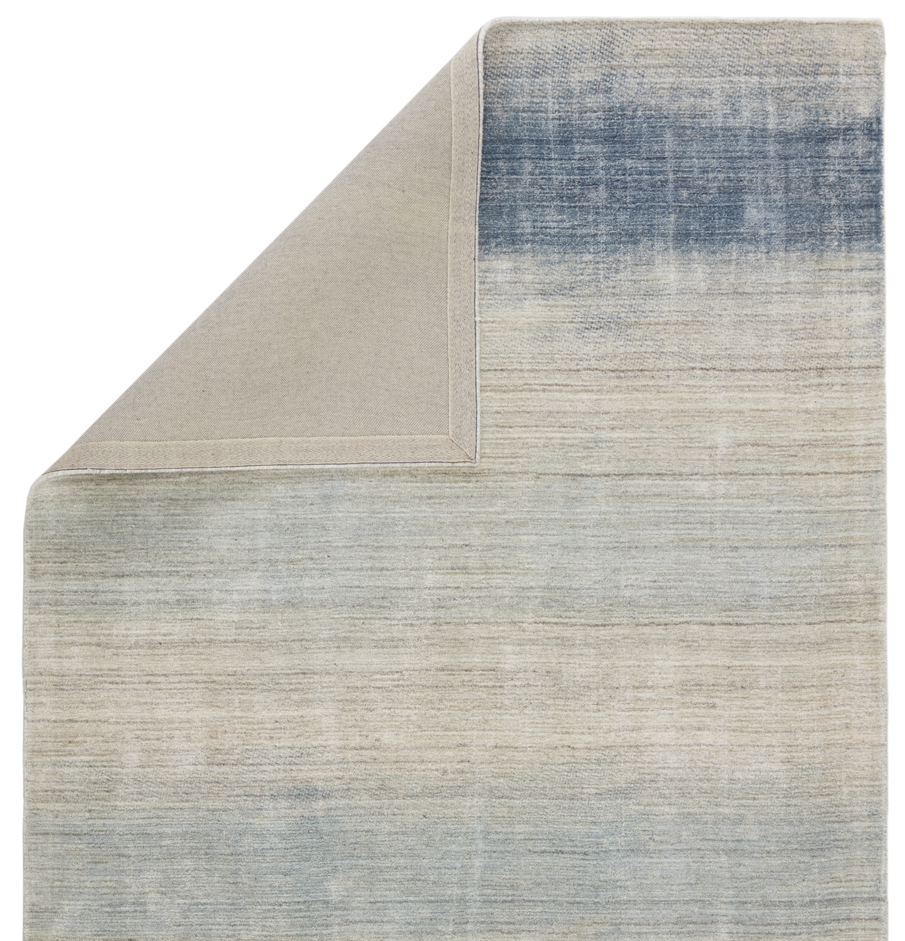 Barclay Butera by Bayshores Handmade Ombre Blue/ Beige Area Rug  (6'X9') - Image 2