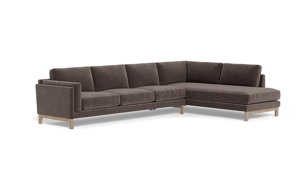 Gaby 4-Seat Sectional with Right Bumper - Image 1