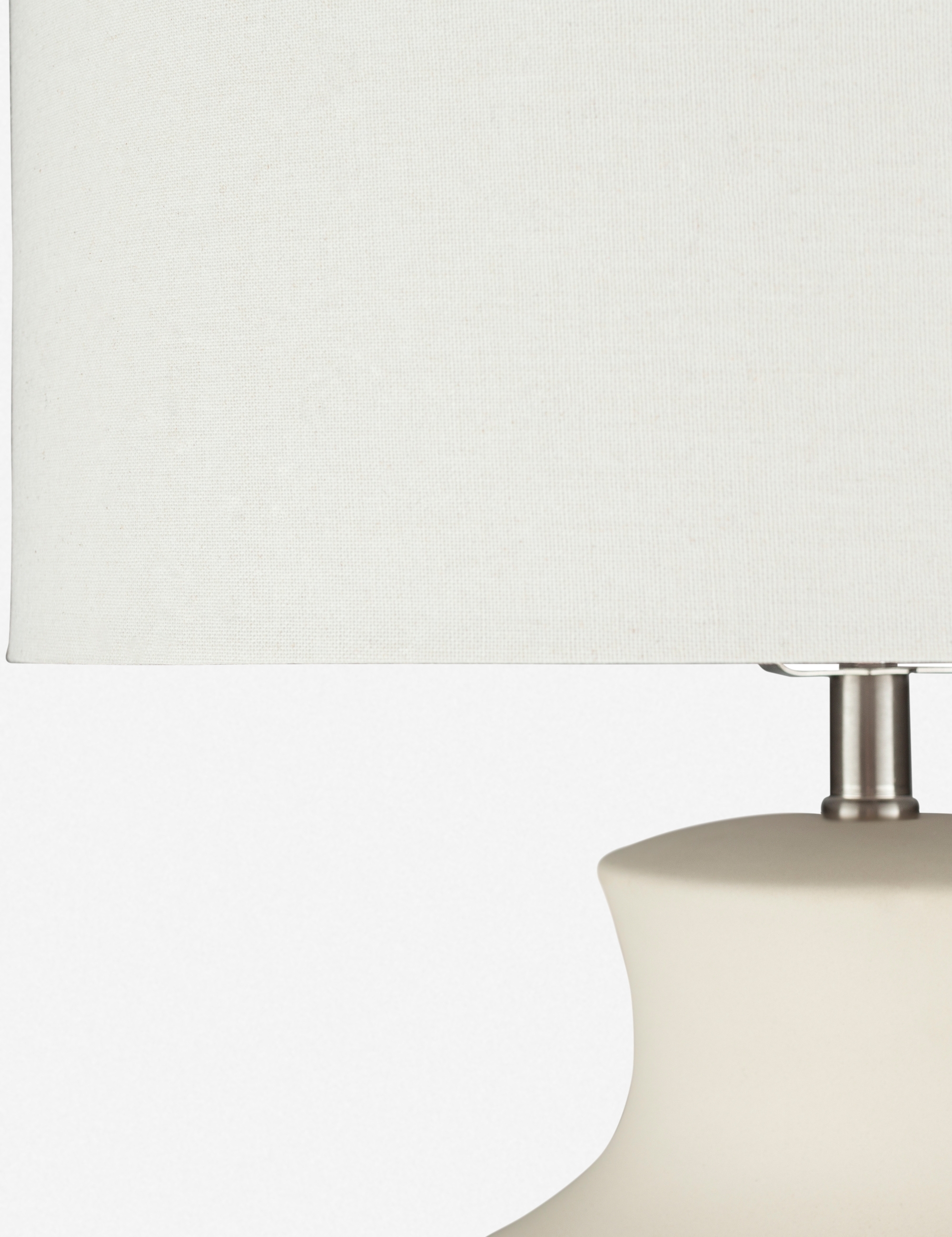 Penna Table Lamp, Cream - Image 3
