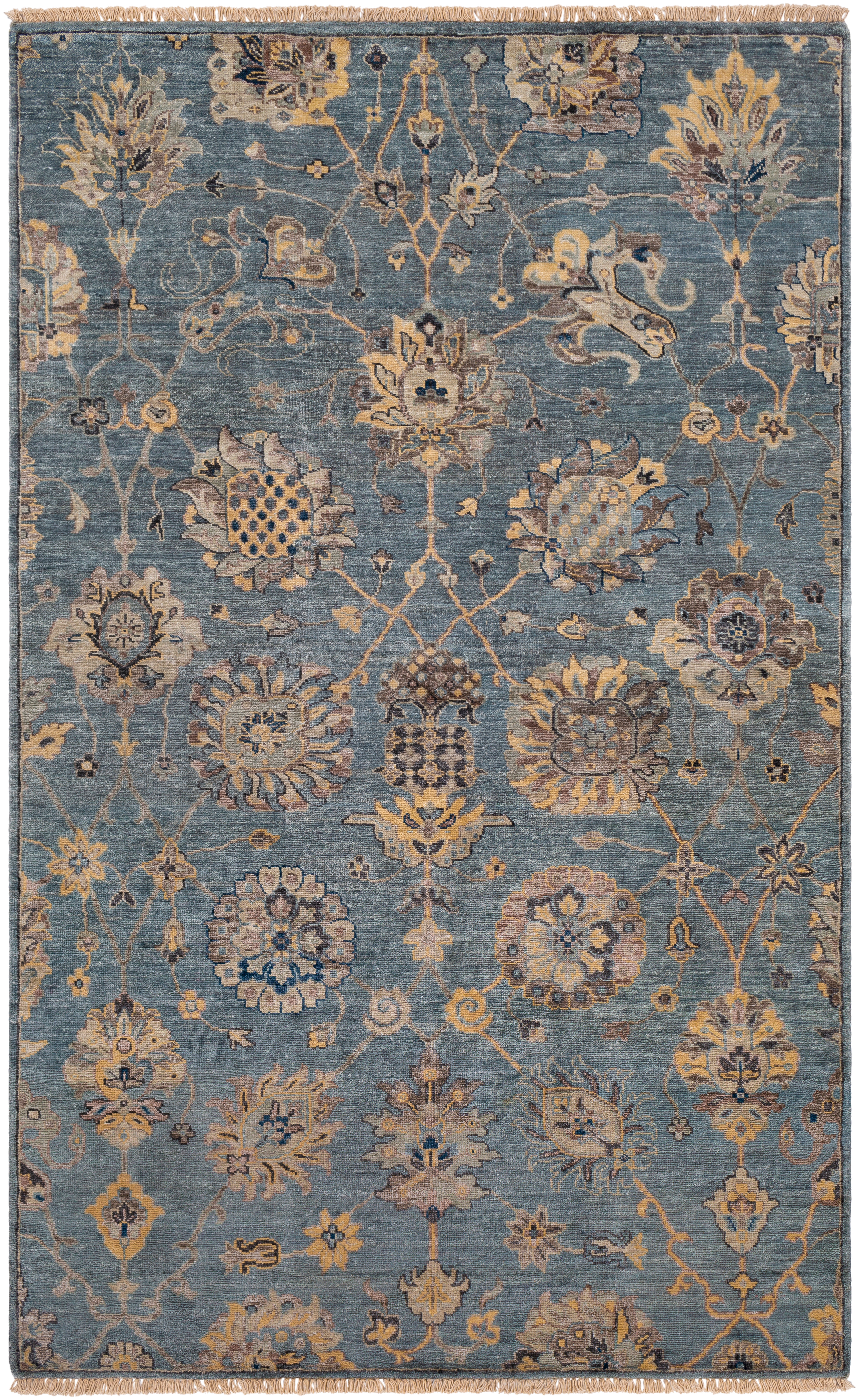 Theodora Gray Indoor 12' x 15' Handmade Rug - Image 0