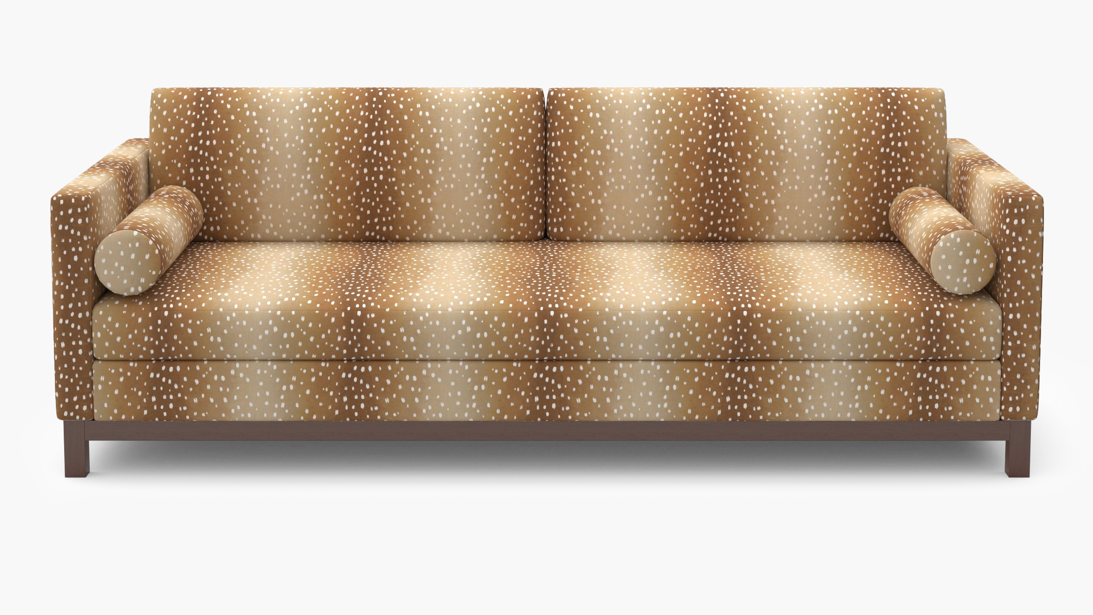 Tailored Tuxedo Sofa, Faline, Walnut Wood Rail - Image 0