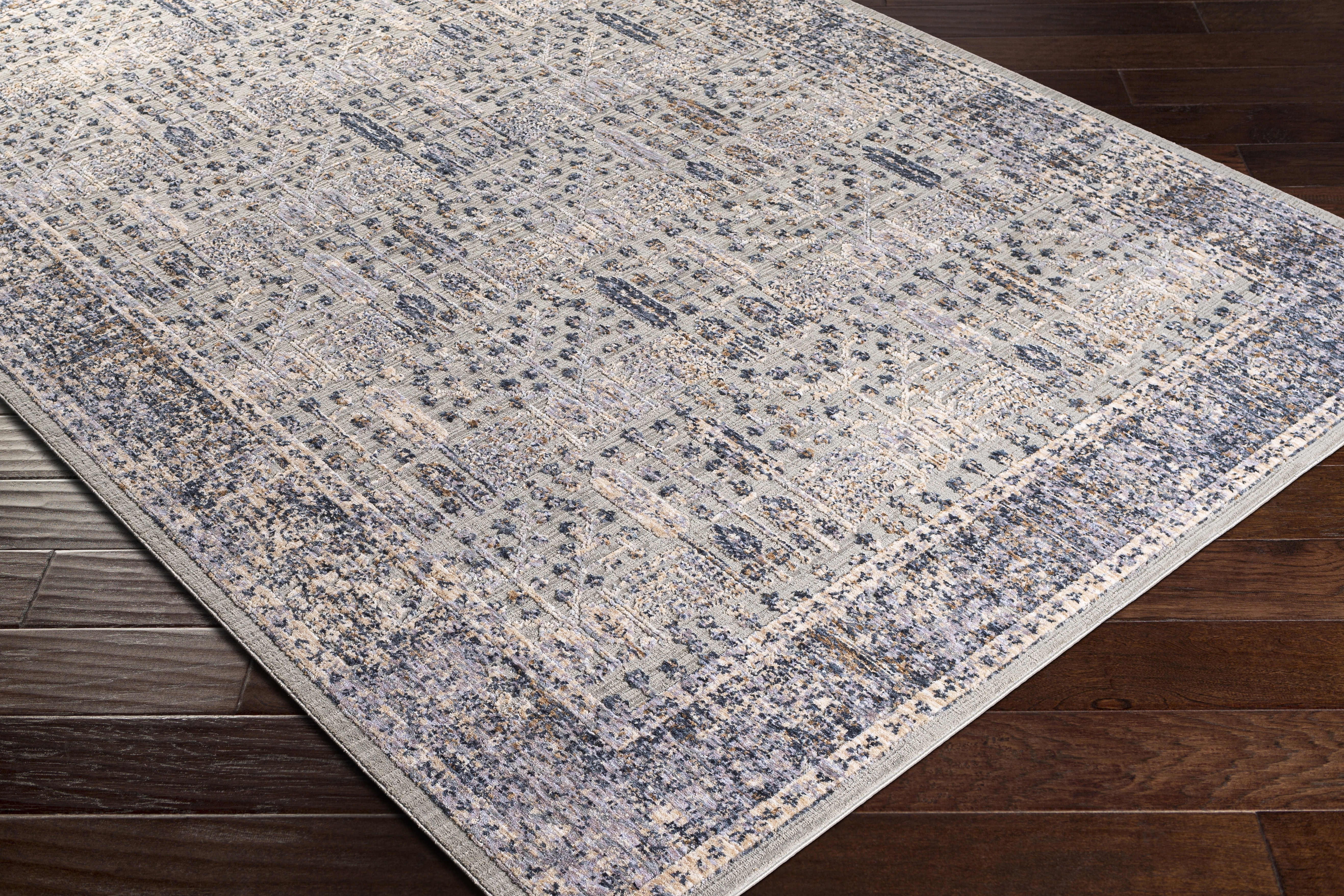 Infinity Beige Indoor 2'6" x 7'3" Machine Woven Rug - Image 6