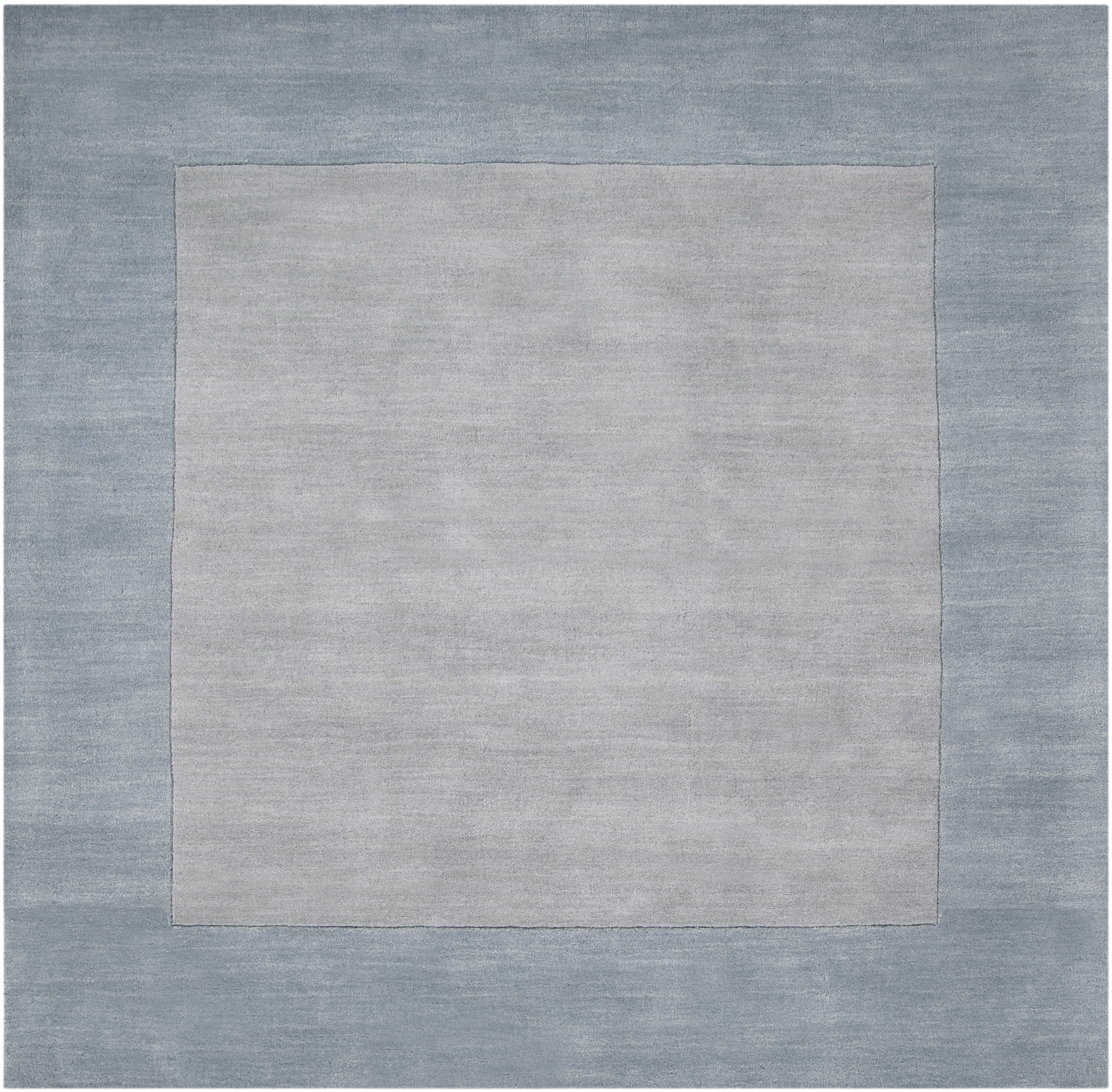 Mystique Gray Indoor 6' x 6' Handmade Rug - Image 0