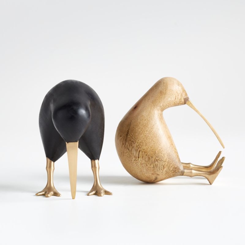 Black Wood Kiwi Bird - Image 1