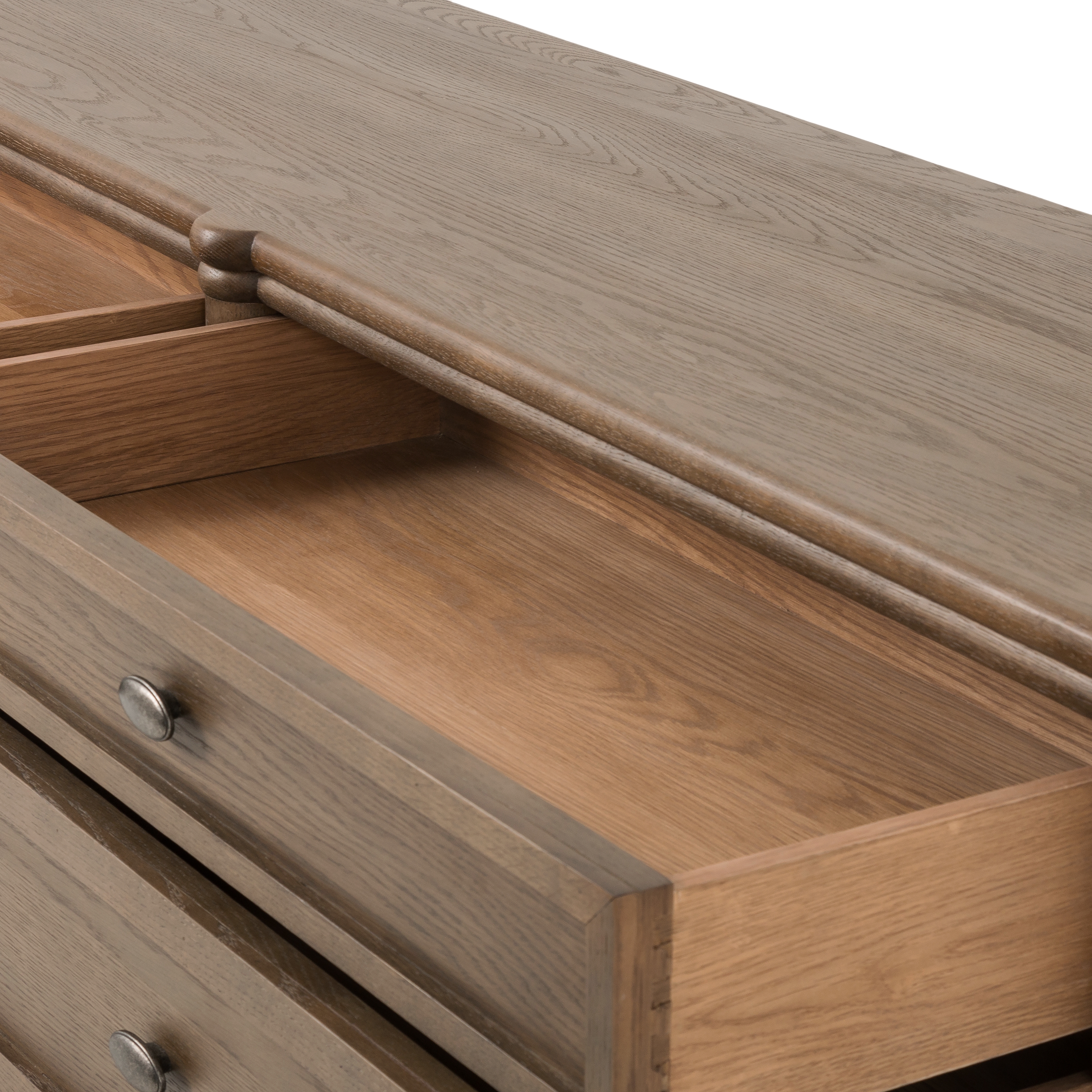 Toulouse 6 Drawer Dresser-Toasted Oak - Image 10