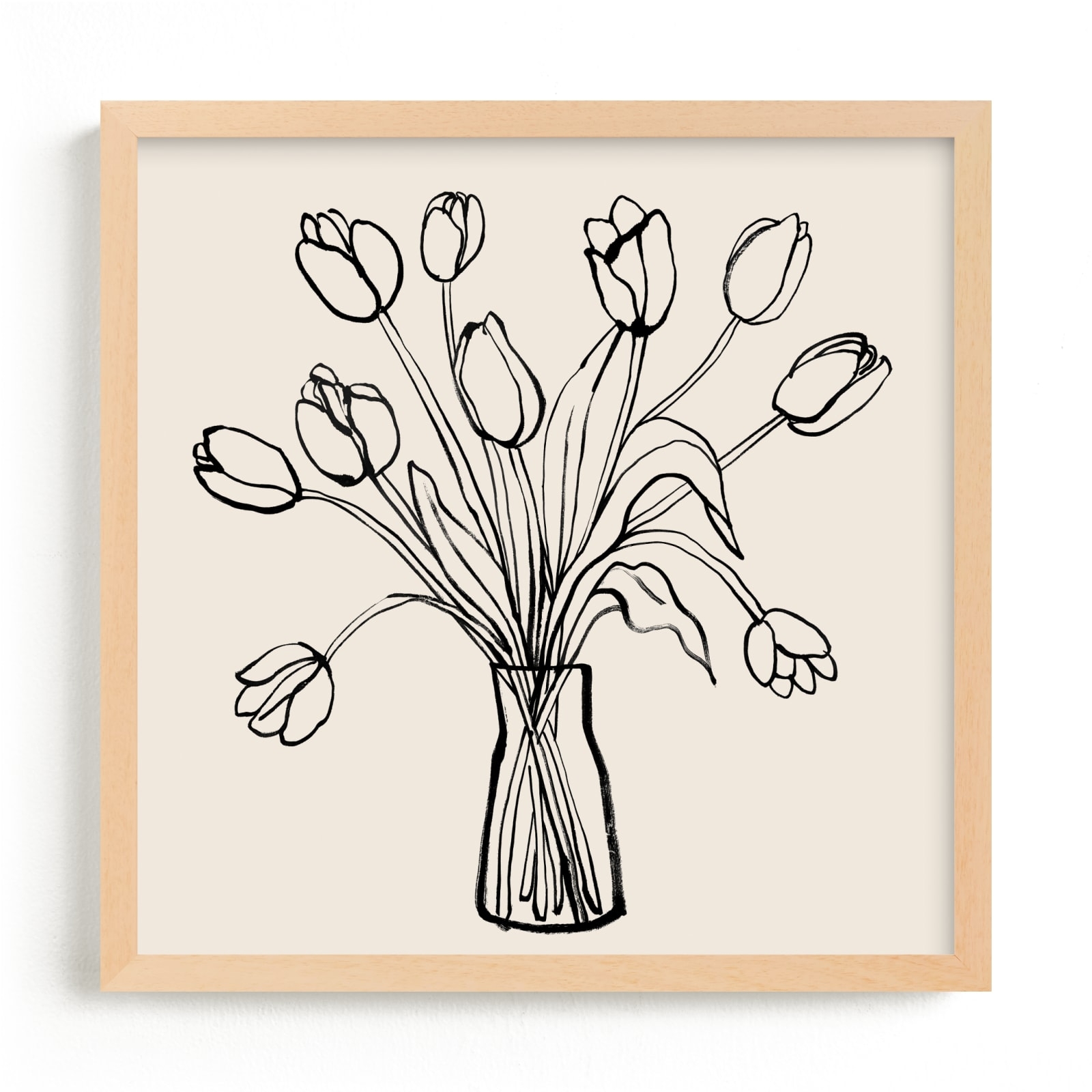 Tulips Drawing Limited Edition Fine Art Print 2 - Image 0