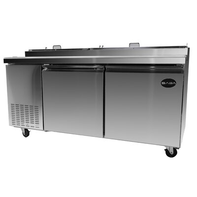 Two Door Pizza 67.25" W x 31.5" D Prep Station - Image 0