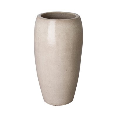 Etel Beige Indoor / Outdoor Ceramic Vase - Image 0