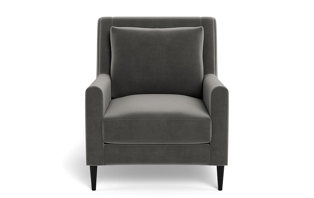 Lennox Velvet Color Block Petite Chair - Image 0