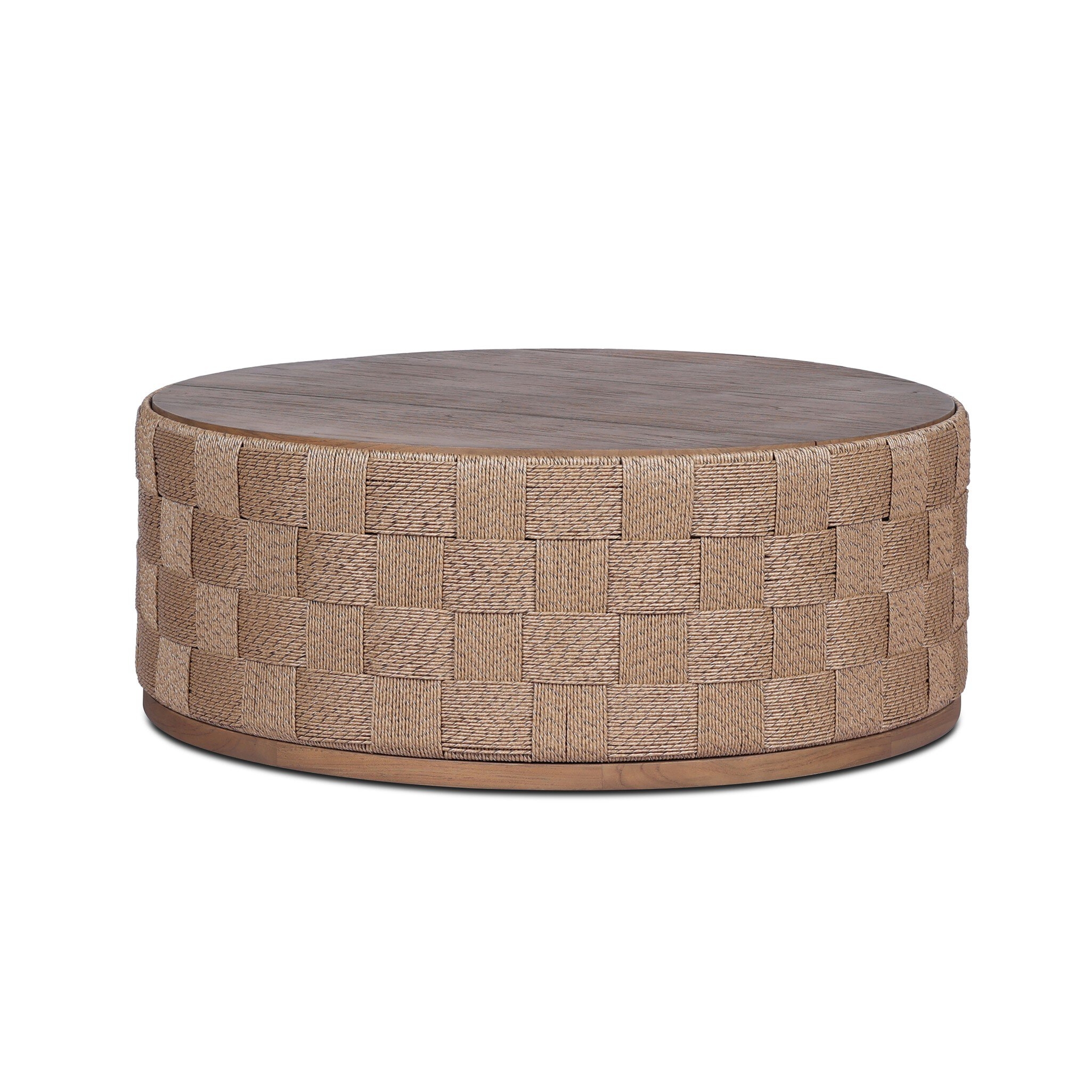 Brandt Outdoor Coffee Table - Stained Toasted Brown - Image 1