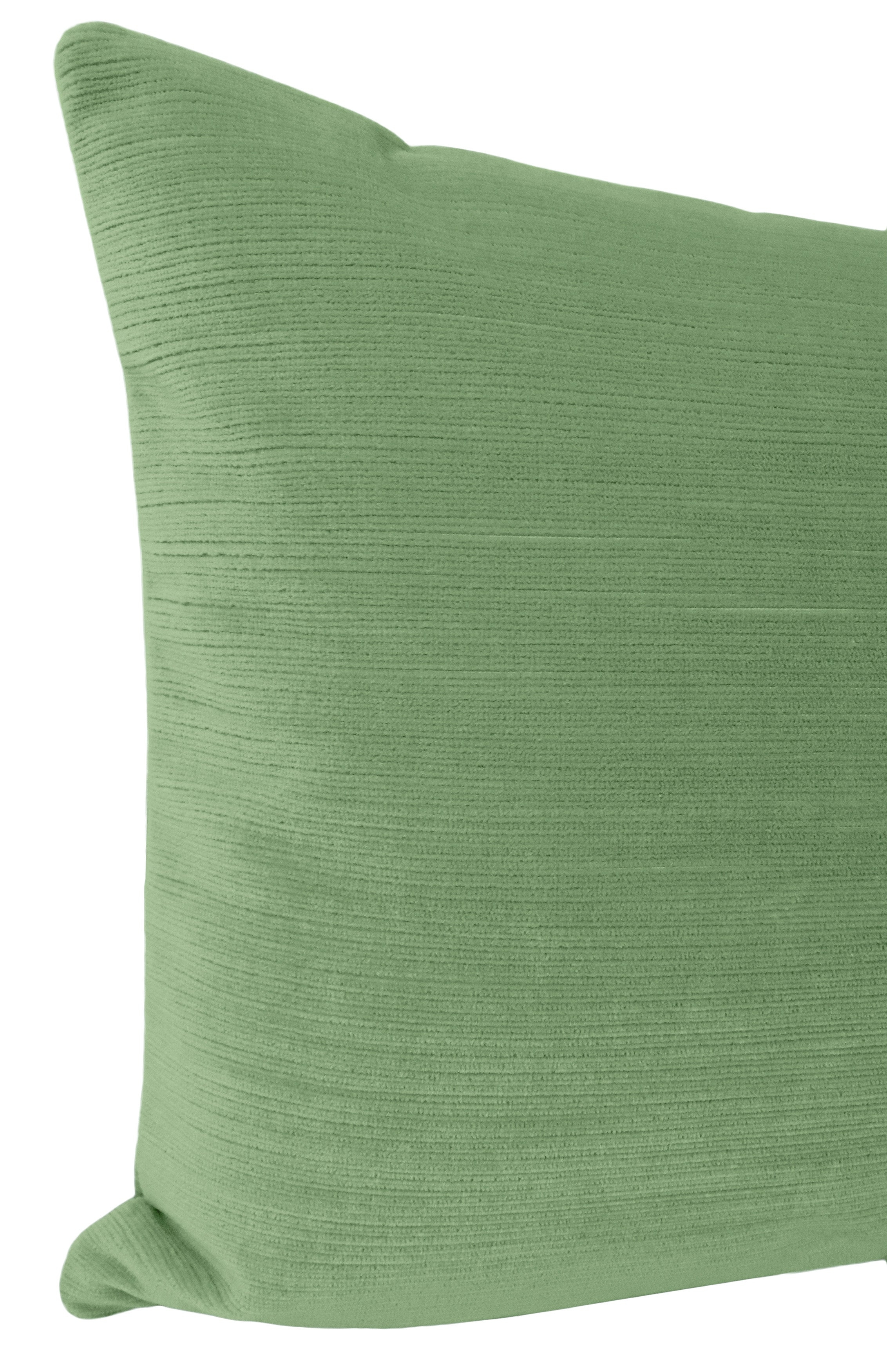 THE XL LUMBAR :: STRIE VELVET // JADE - BY THE YARD - Image 3