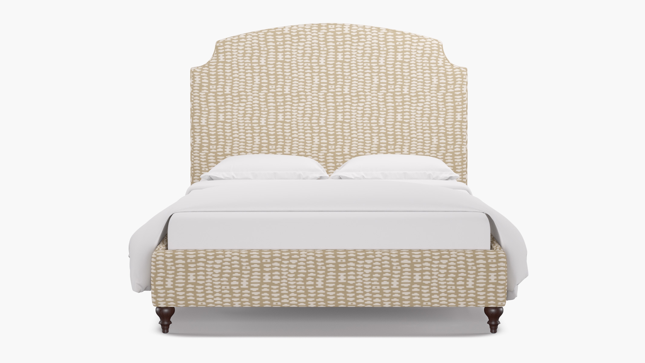 Cove Bed, Sand Odalisque, Espresso Traditional Turned Leg, Twin - Image 0