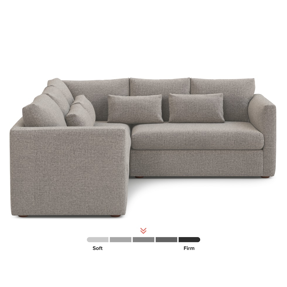 Marina 92" Corner Sectional - Hestia Gray - Image 1